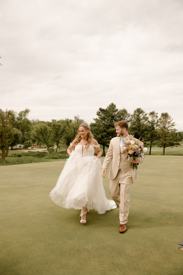 Ava & Riley's Romantic Garden Celebration with a Hint of Magic
