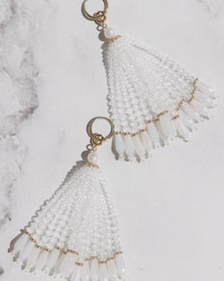 Crystal beaded tassels