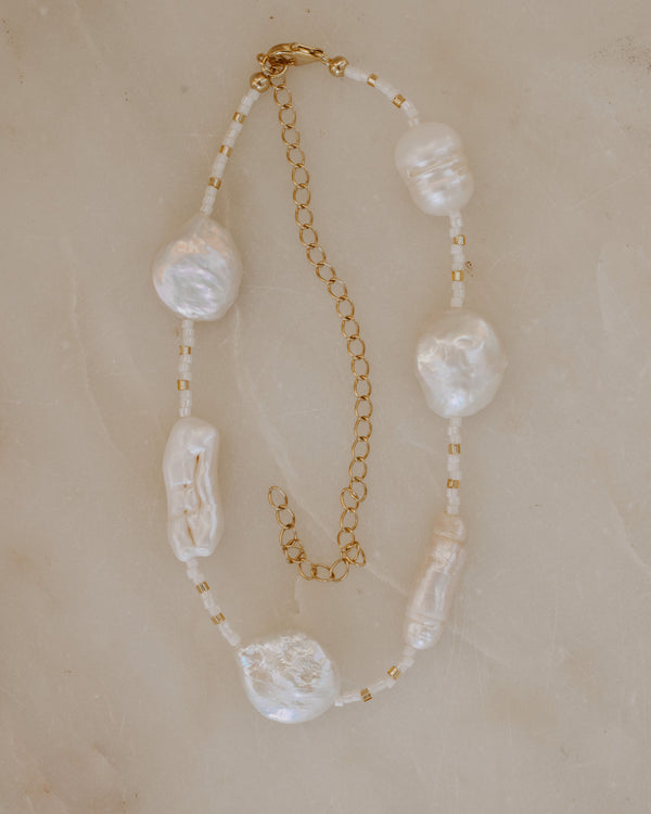 Eclipse Freshwater Pearl Anklet