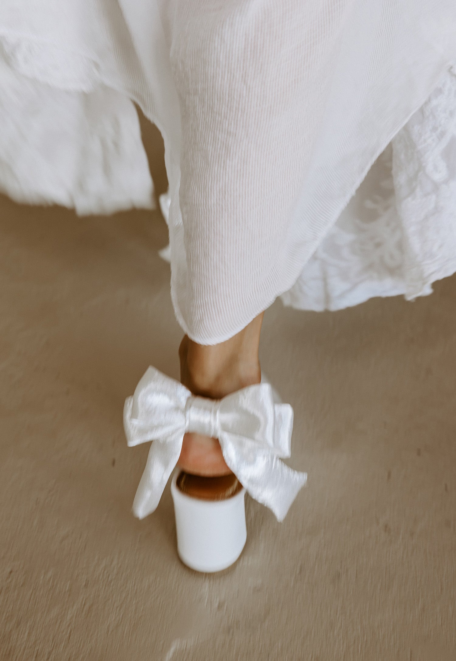 Closed Toe Bridal Shoes with comfortable block heel