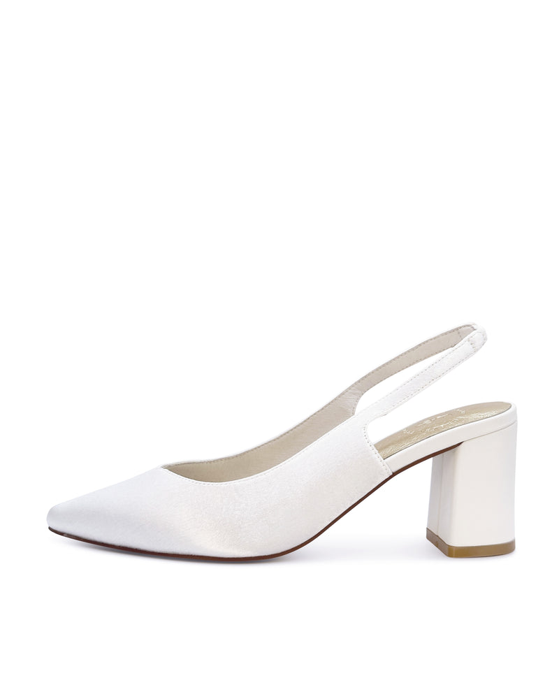 Gardenia bridal shoes sling back pumps