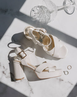 LOTUS HEELS - SAMPLE SIZE 41 - FINAL SALE