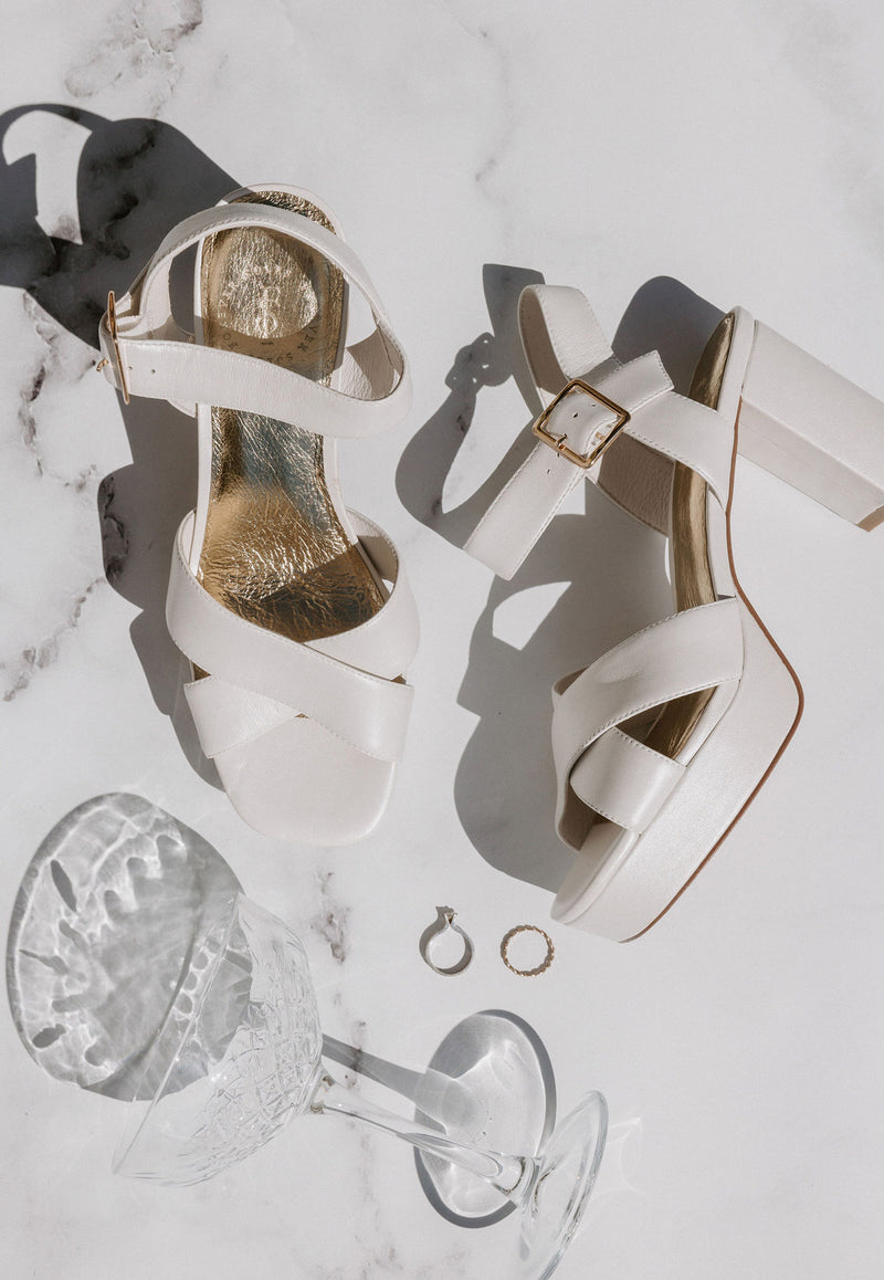 LOTUS HEELS - SAMPLE SIZE 41 - FINAL SALE
