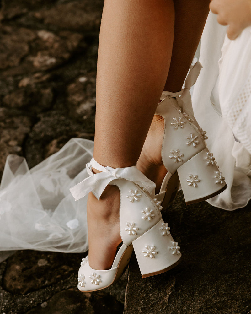 thumbnail interactive-video image 1 of The 17 Best Pearl Wedding Shoes, Loved By Experts 1 of 14