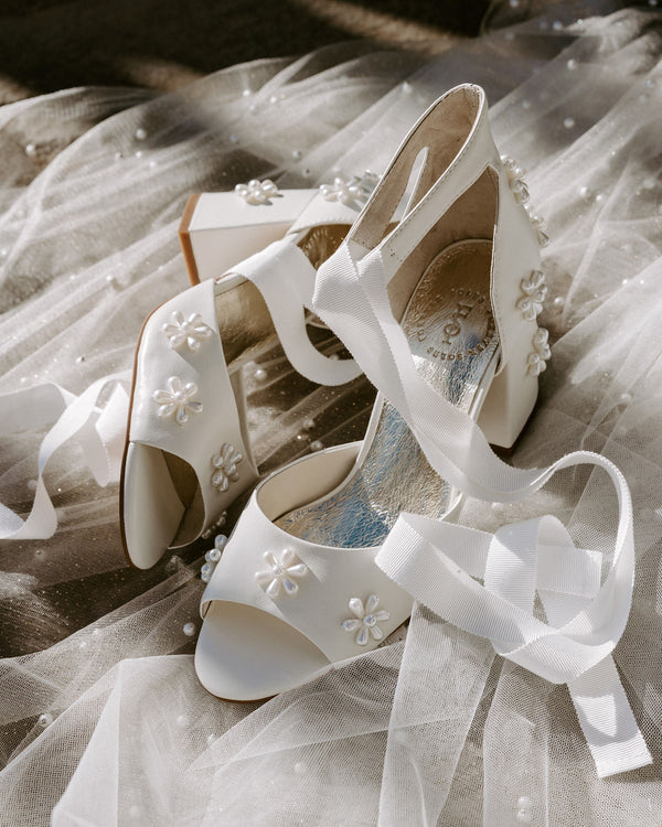Block Heel Wedding Shoes | Mary Jane Bridal Shoes – Becci's Bridal Designs
