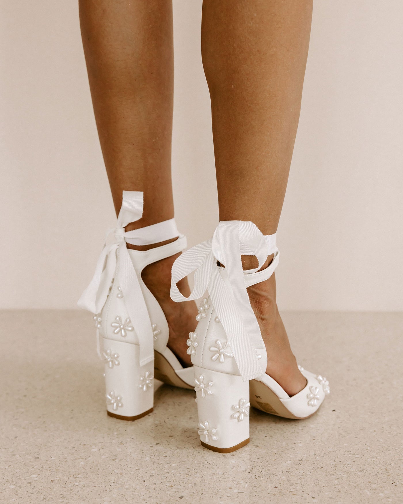 Charlotte Mills Wedding Shoes With Bow Mia Pearl Bridal Point Toe
