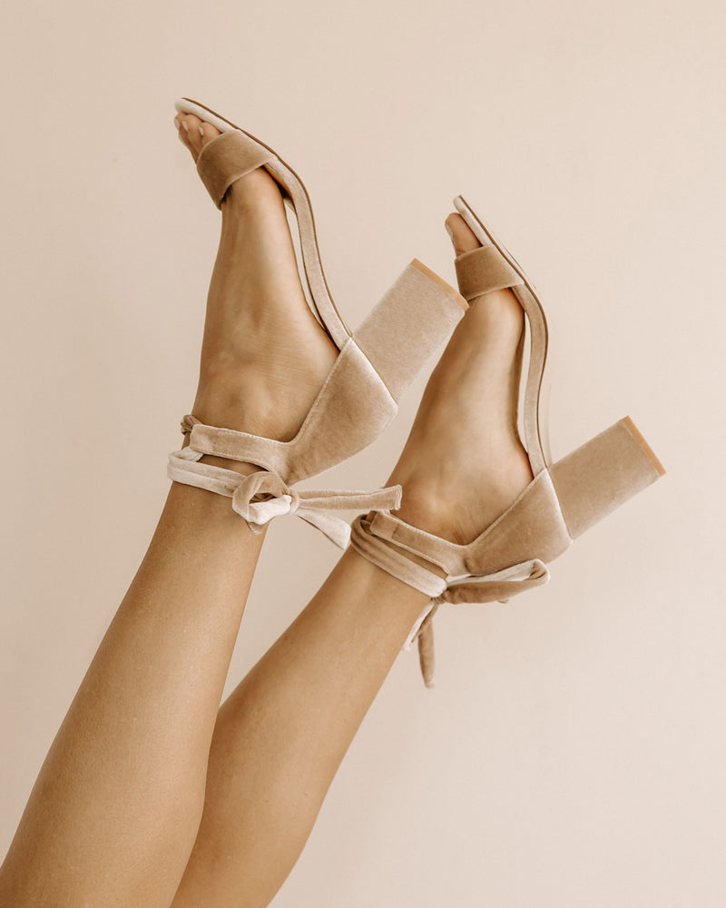 bebe | Shoes | Used Bebe Aidann Stiletto Platform Heels Sandals Size 8 In Champagne  Color | Poshmark