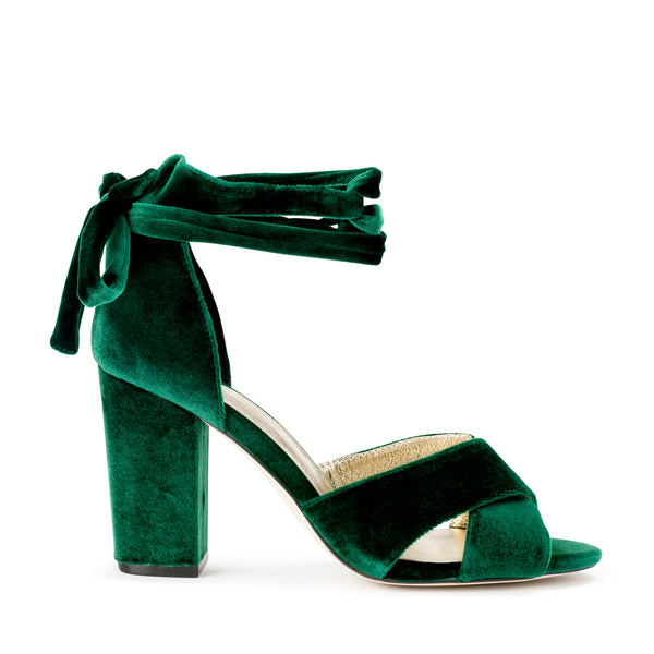 PASSION EMERALD TALL HEELS - SAMPLE SIZE 37 - FINAL SALE