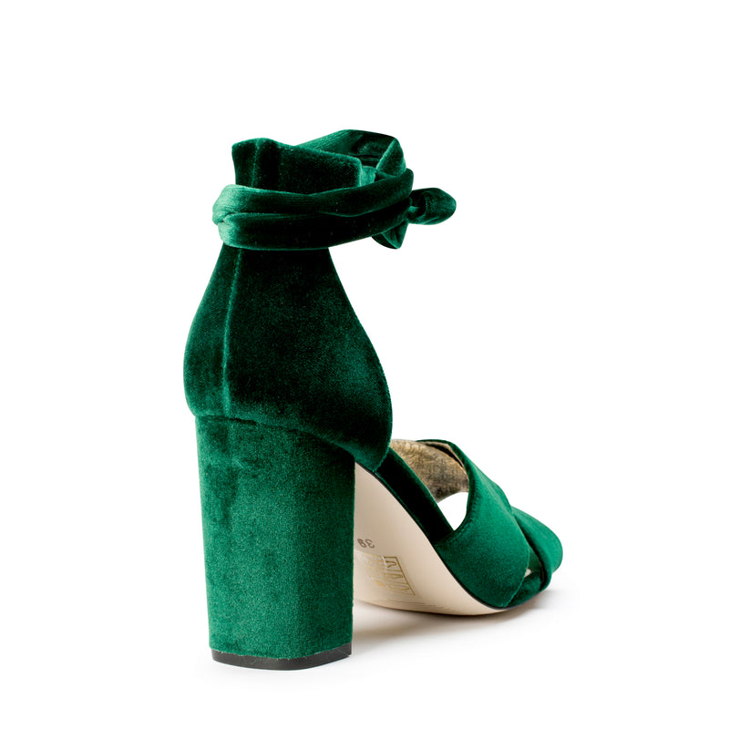 PASSION EMERALD TALL HEELS - SAMPLE SIZE 37 - FINAL SALE