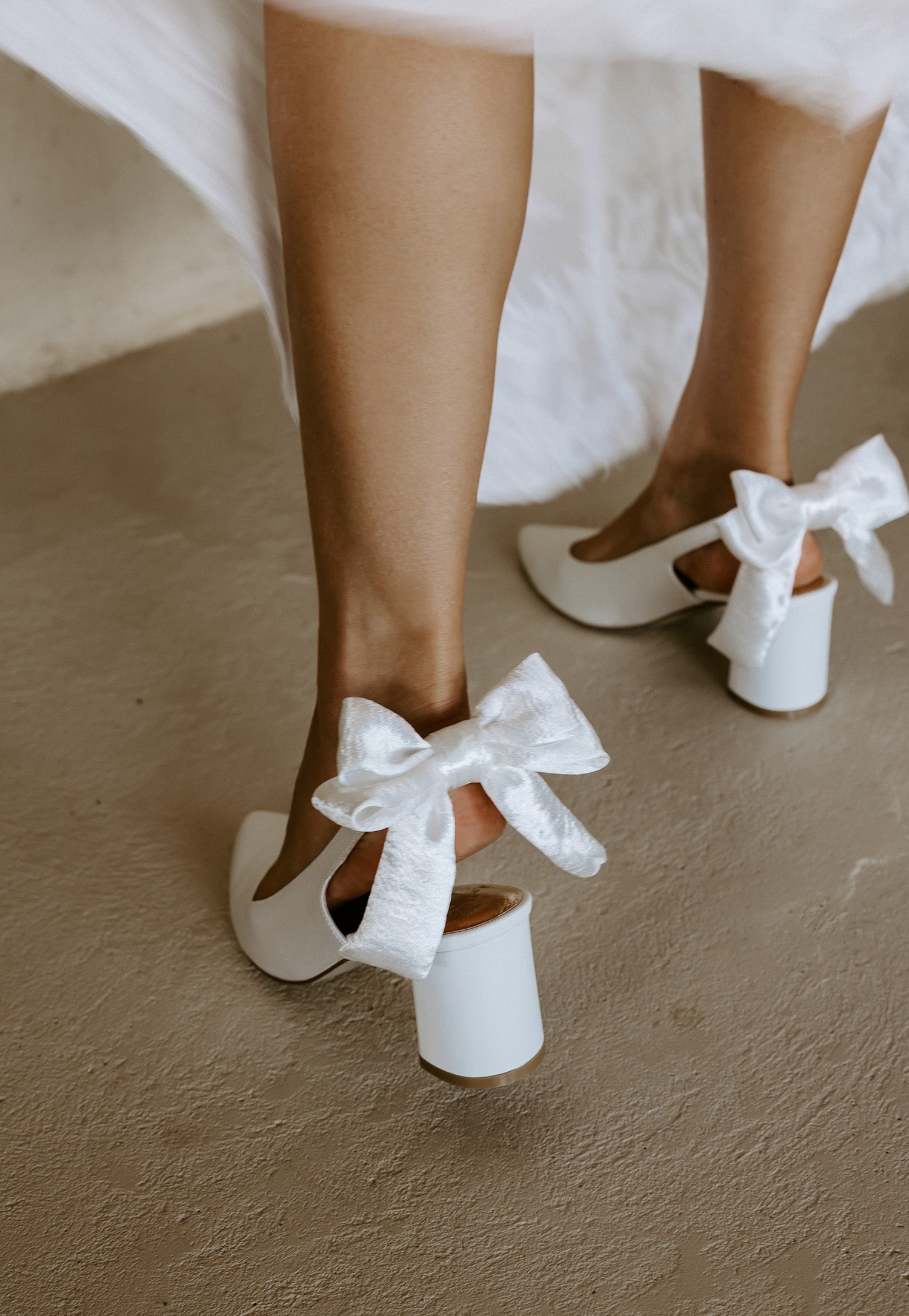 Closed Toe Bridal Shoes with comfortable block heel Closed Toe Bridal Shoes with comfortable block heel
