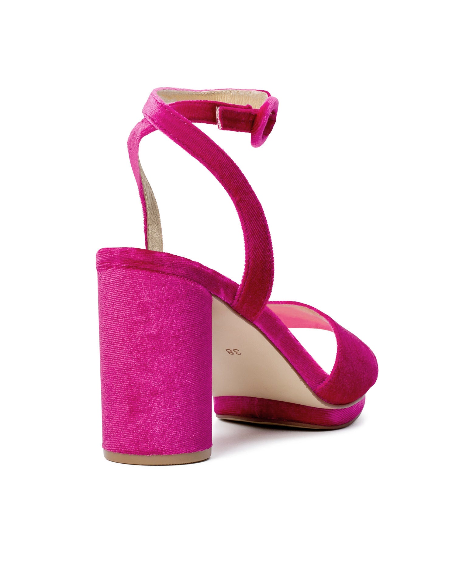 Hot pink platforms with peep toe for hens party, bachelorette parties ...